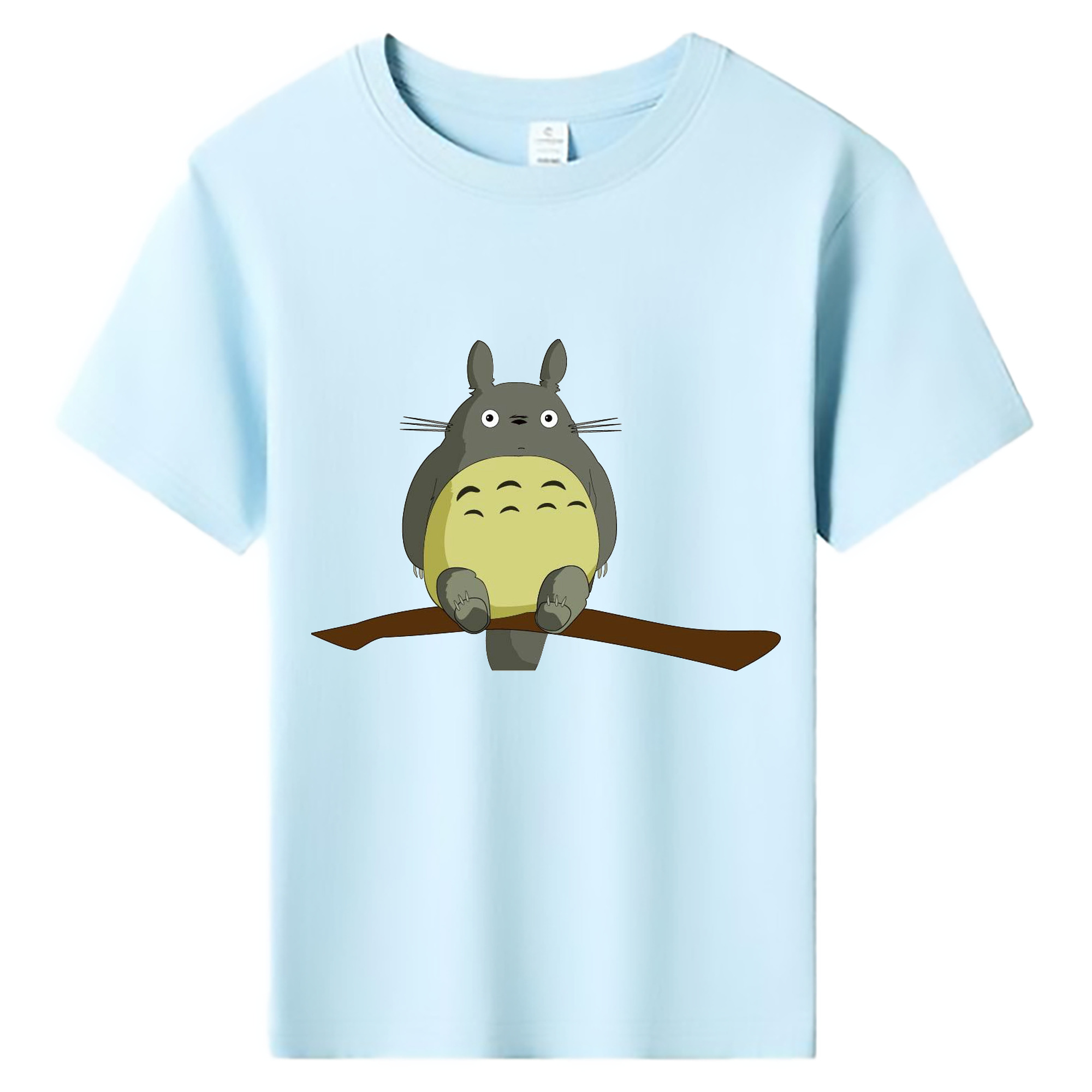 （画像用） となりのトトロ 草壁メイ 草壁サツキ My Neighbor Totoro Satsuki Kusakabe Mei Kusakabe 綿100％キッズTシャツ（フロントプリント）